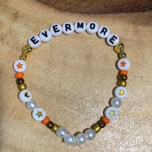 Taylor Swift Handmade Friendship Beaded Bracelet “Evermore”
